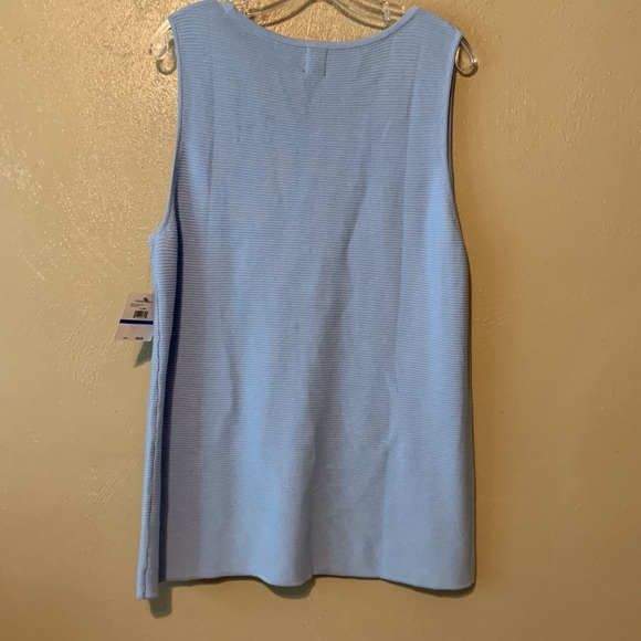 Rafaella 2-pc Matching sweater set blue gray - Picture 10 of 14